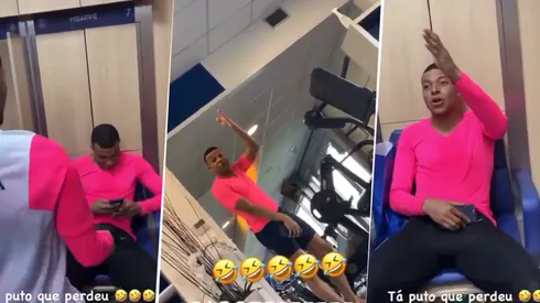 Video: Neymar y Paredes molestaron a Mbappé en el vestuario y se re calentó