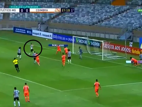 Video: gol de Nacho Fernández en su debut en Atlético Mineiro