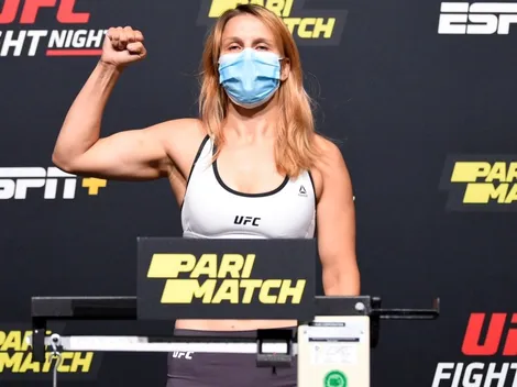 VIDEO | Peleadora de UFC se desmaya en medio de ceremonia de pesaje