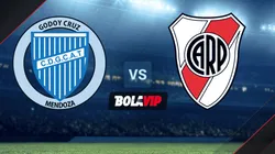 Día y horario de Godoy Cruz vs. River Plate por la Copa de la Liga Profesional
