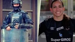 Luz Katherine Tapia, la mujer que renunció a la Policía para seguir su sueño de jugar al fútbol profesional.