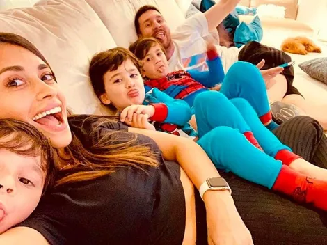 Amor puro: el tierno posteo de Anto Roccuzzo para Messi por el Día del Padre