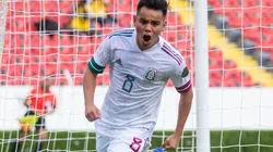 Carlos Rodríguez, autor del primer gol de México en el Preolímpico.