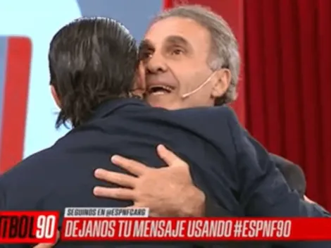 Ruggeri se reencontró con Batista y le hizo, al oído, un reclamo sobre el Mundial 86'