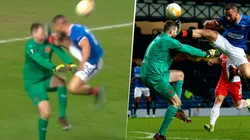 Es para perpetua: la peor patada del año pasó hoy en la Europa League