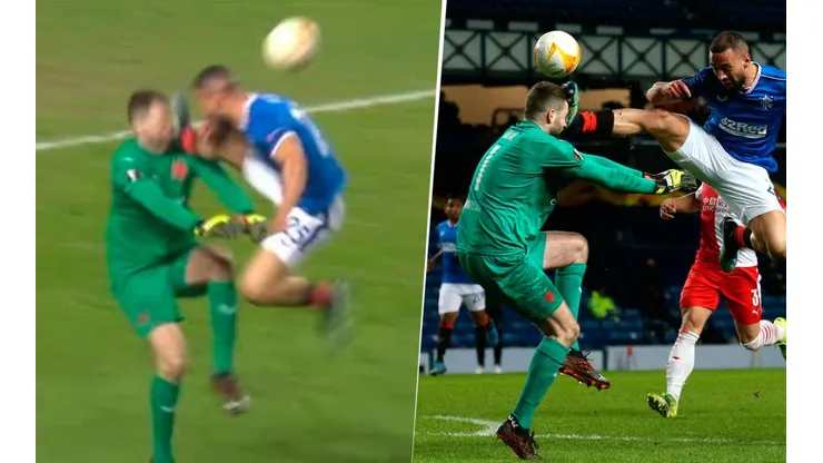 Es para perpetua: la peor patada del año pasó hoy en la Europa League