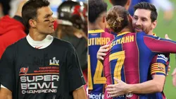 Tom Brady, Antoine Griezmann y Lionel Messi