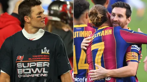 Tom Brady, Antoine Griezmann y Lionel Messi