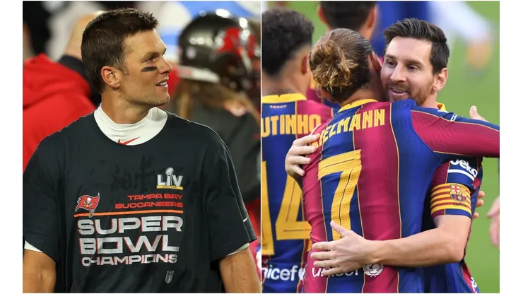Tom Brady, Antoine Griezmann y Lionel Messi