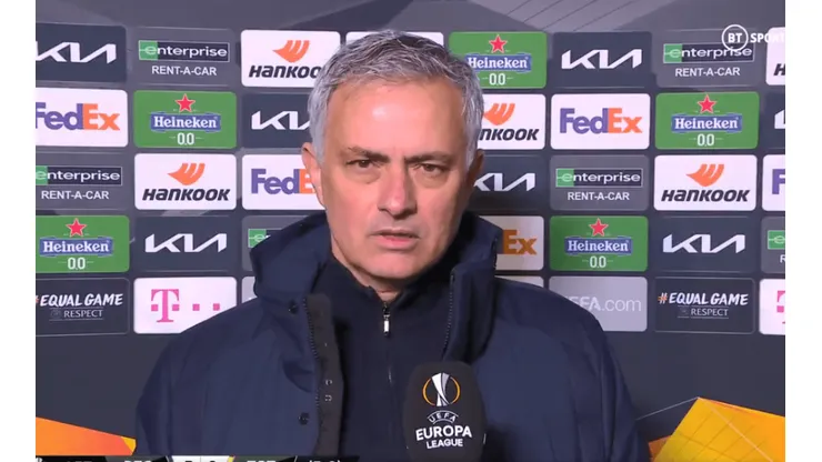 Mourinho destrozó a los jugadores del Tottenham tras quedar eliminado
