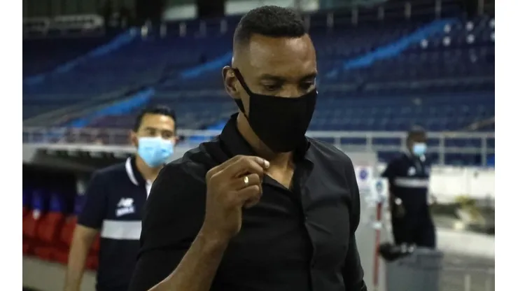 Amaranto Perea, técnico del Junior de Barranquilla.