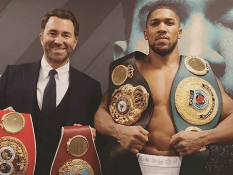 Anthony Joshua le dijo a Eddie Hearn dónde estaría dispuesto a pelear con Tyson Fury