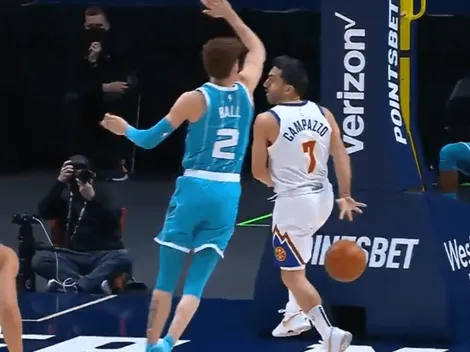 Campazzo en modo diablo: tremenda asistencia de espaldas en el triunfo de Denver Nuggets