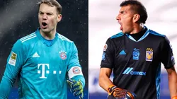 Manuel Neuer y Nahuel Guzmán