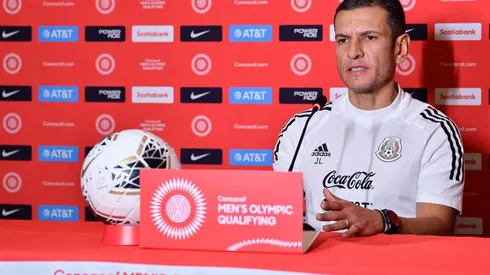 Jaime Lozano en la rueda de prensa de este miércoles