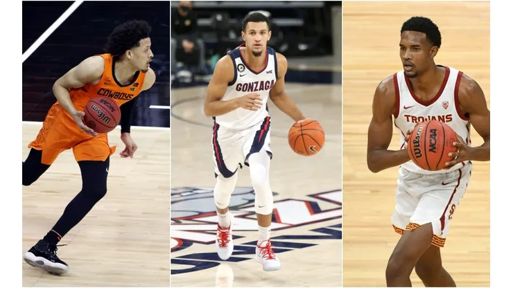 Cade Cunningham, Jalen Suggs y Evan Mobley