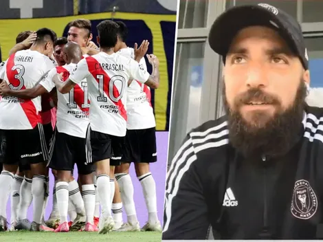 La figura de River por la que Higuaín tiene debilidad: "Me encanta"
