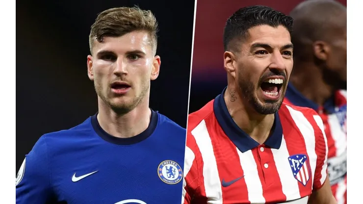 Timo Werner y Luís Suárez, UEFA Champions League (Imagen: Getty)