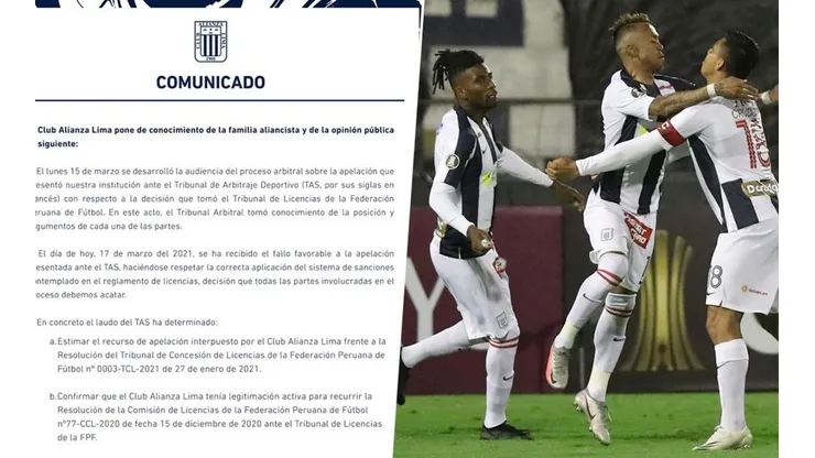 Comunicado oficial: Alianza Lima confirmó que se queda en la Liga 1