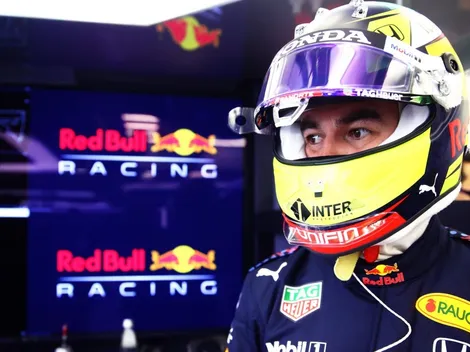 Canelo reaccionó al nuevo casco de Checo Pérez para la F1 con Red Bull