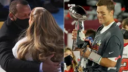 Alex Rodríguez, Jennifer López y Tom Brady
