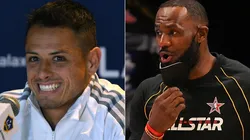 Javier Chicharito Hernández y LeBron James