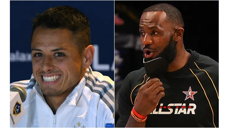 Javier Chicharito Hernández y LeBron James