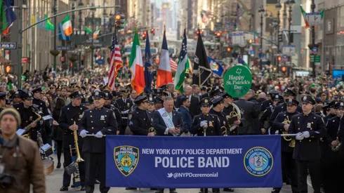 El desfile del Día de San Patricio de la ciudad de Nueva York se remonta a 1762 (Fuente: Getty).