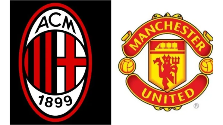 Manchester United se enfrenta contra AC Milan por Premier League (Fuente: Twitter).