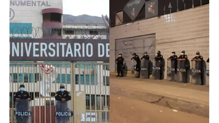 Por el momento ambos estadios están reciben resguardo policial.
