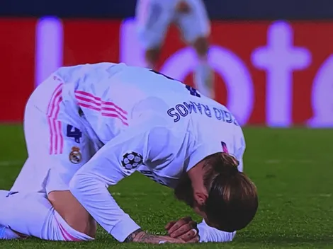 La épica reacción de Ramos luego de que Vinicius fallara el gol de su vida