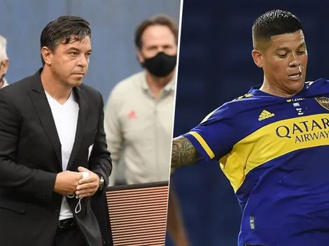 El meme contra Gallardo al que le dio "me gusta" Marcos Rojo tras el Boca-River