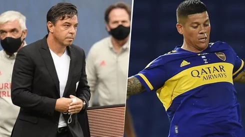 El meme contra Gallardo al que le dio "me gusta" Marcos Rojo tras el Boca-River