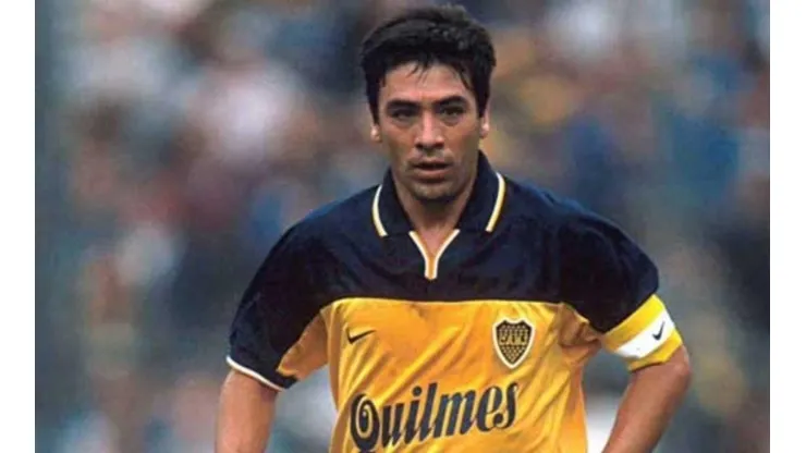 José Basualdo durante su paso por Boca.