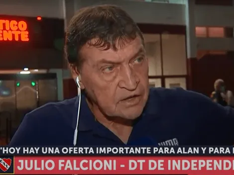 Falcioni sobre el Superclásico: "Los dos equipos con línea de cinco, ¡mamita!"