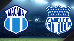 Macará vs. Emelec por la Copa Sudamericana.