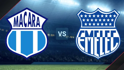 Macará vs. Emelec por la Copa Sudamericana.
