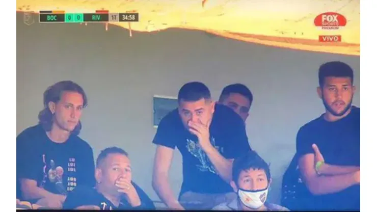 Agustín Riquelme, en la Bombonera sin cumplir la cuarentena