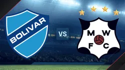 Bolivar vs. Montevideo Wanderers por la Copa Libertadores.