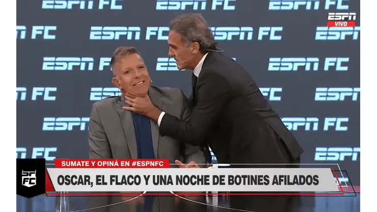 Video: Ruggeri actuó una de sus anécdotas más violentas y agarró del cuello a Fantino