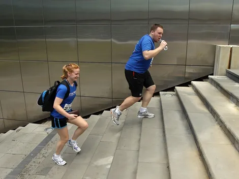 ¡A subir escaleras!