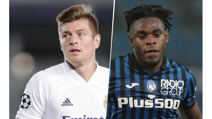 Toni Kroos y Duván Zapata, UEFA Champions League (Imagen: Getty)