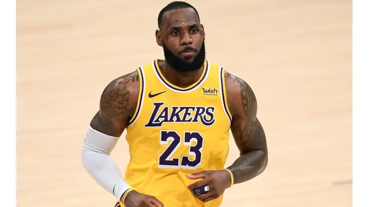 LeBron James de Los Angeles Lakers (Getty).