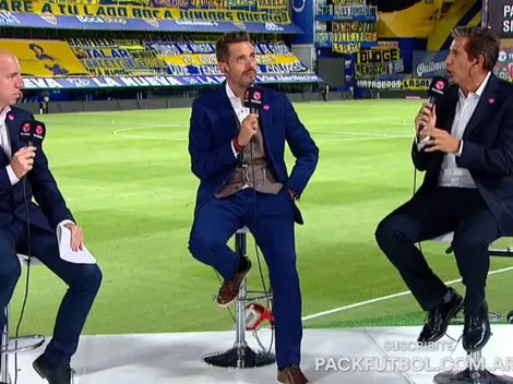 Video: el comentario de Riquelme sobre River que se escuchó en plena transmisión