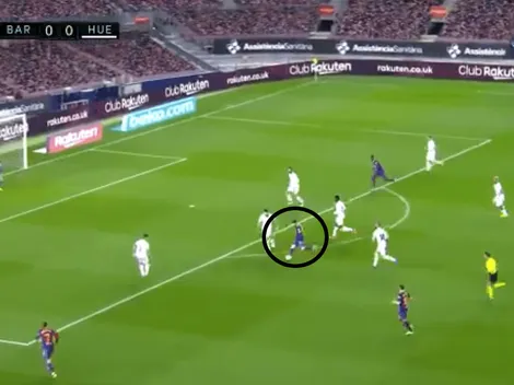 Video: Messi, demente, le metió una comba infernal y rompió el arco de Huesca