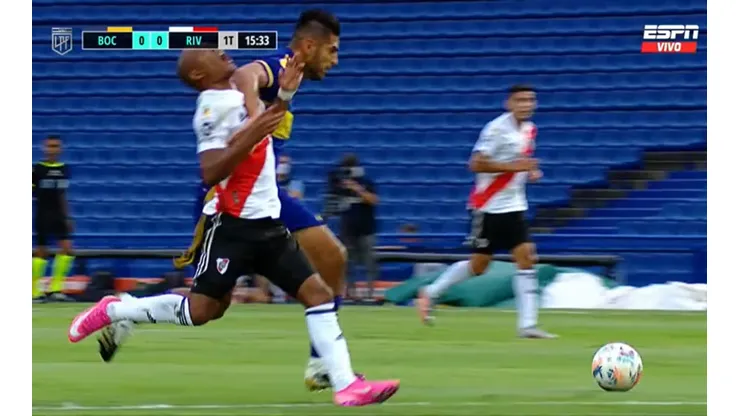 Carlos Zambrano llegó a Boca en enero del 2020.