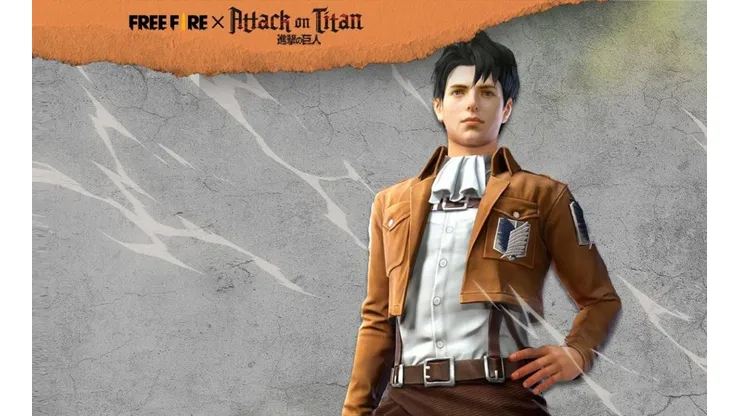 Free Fire x Attack on Titans: ¿Cómo conseguir la skin de Levi Ackerman?