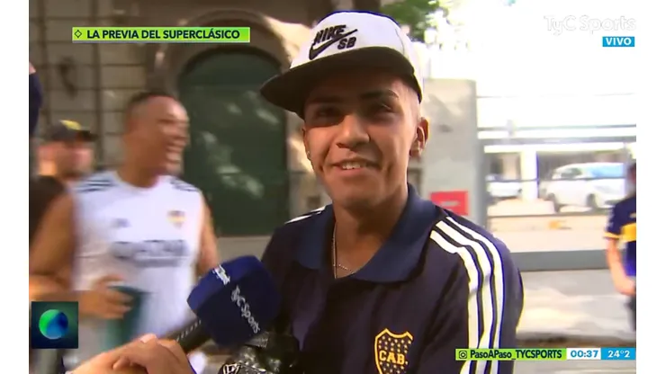 Video: un hincha de Boca gritó “Vamos River” en Paso a Paso