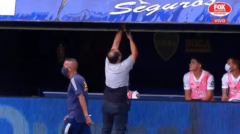 El momento de la discordia en la Bombonera.