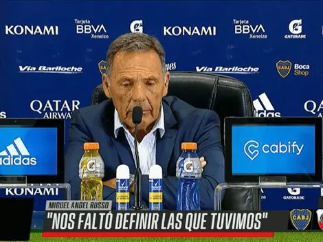 Russo explicó por qué decidió jugar con línea de tres en el fondo ante River